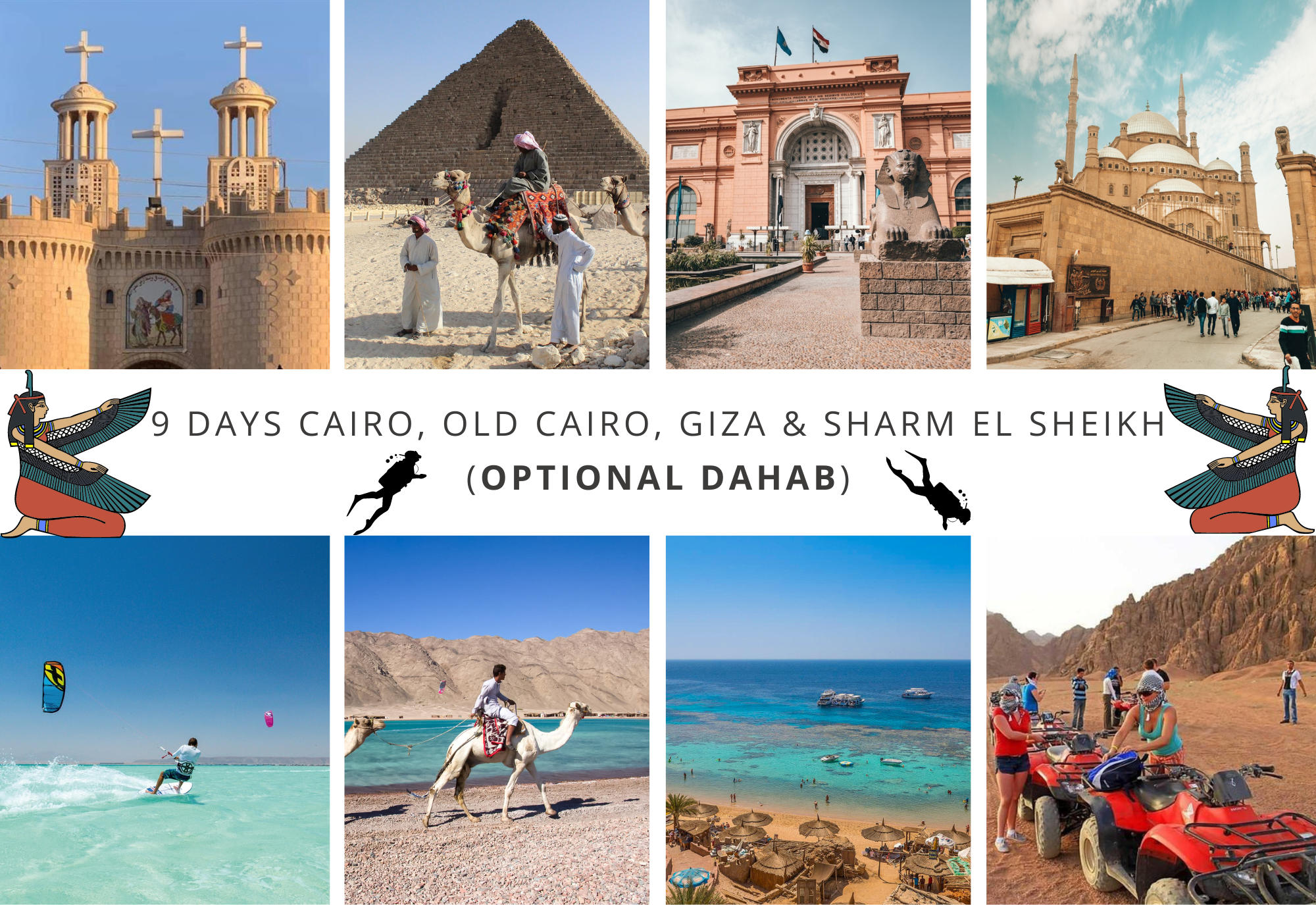 9 Days Cairo, Old Cairo, Giza & Sharm El Sheikh (Optional Dahab)
