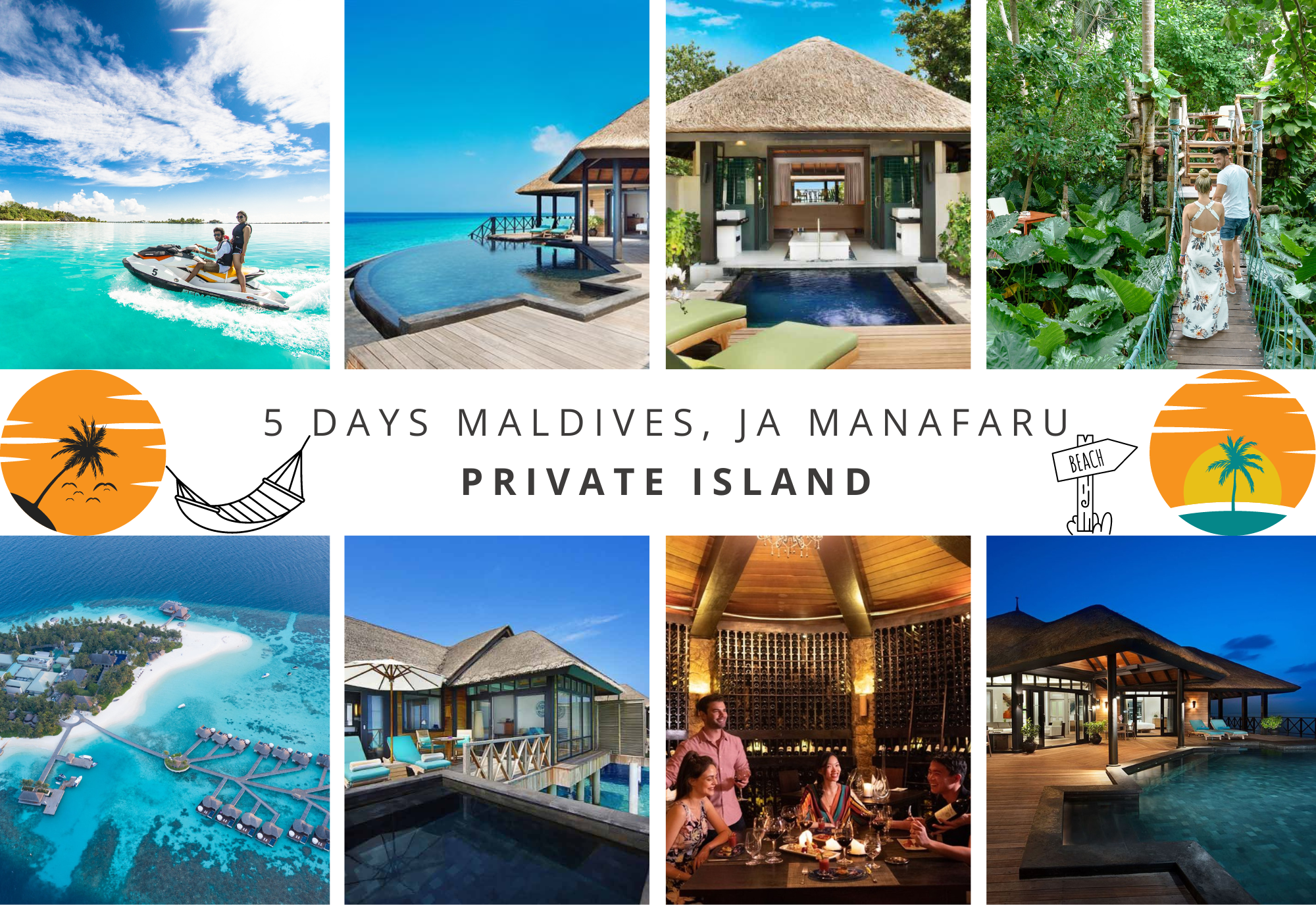 5 Days Maldives, JA Manafaru Private Island